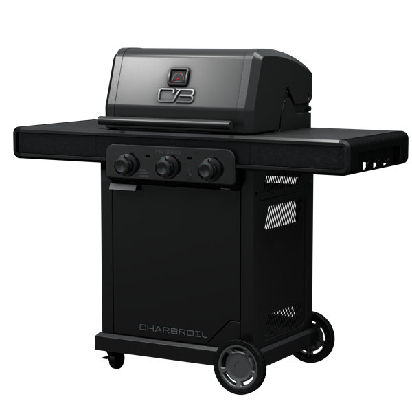 Charbroil Pro Series 3 Burner Infrared Gas Grill Matte Black Wayfair